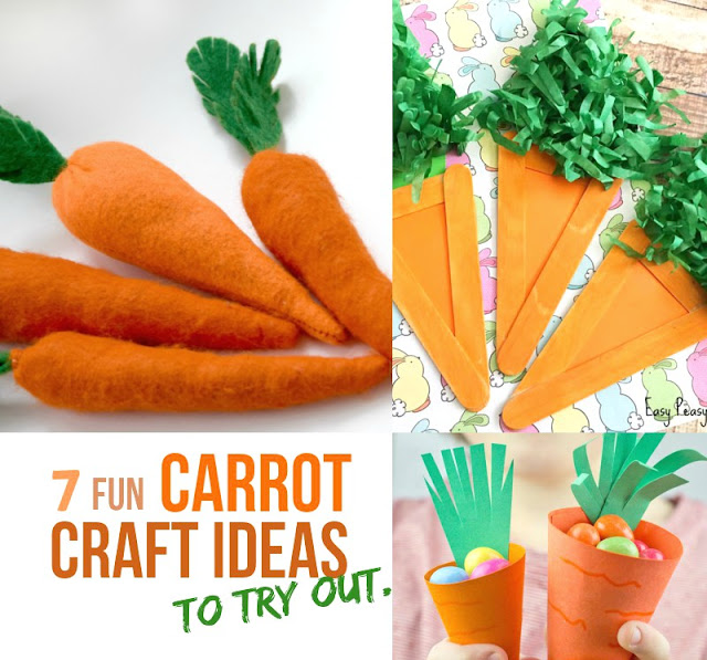 7 Fun Carrot Crafts Ideas For Spring AppleGreen Cottage