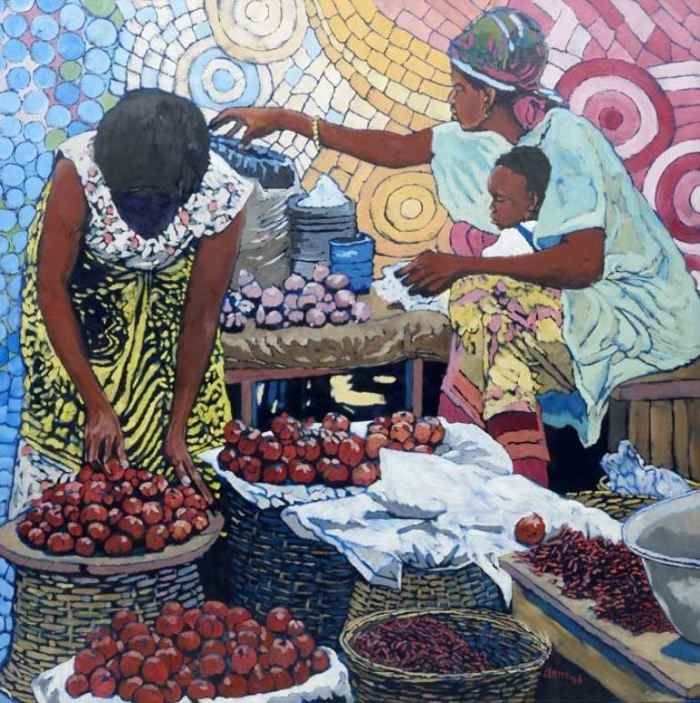 В ярких цветах. Anne Blankson-Hemans В ярких цветах. Anne Blankson-Hemans