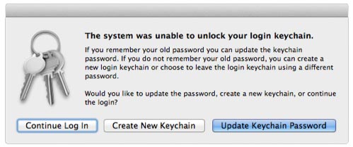 Keychain Eroor after resetting the Login Password Keychain Eroor after resetting the Login Password