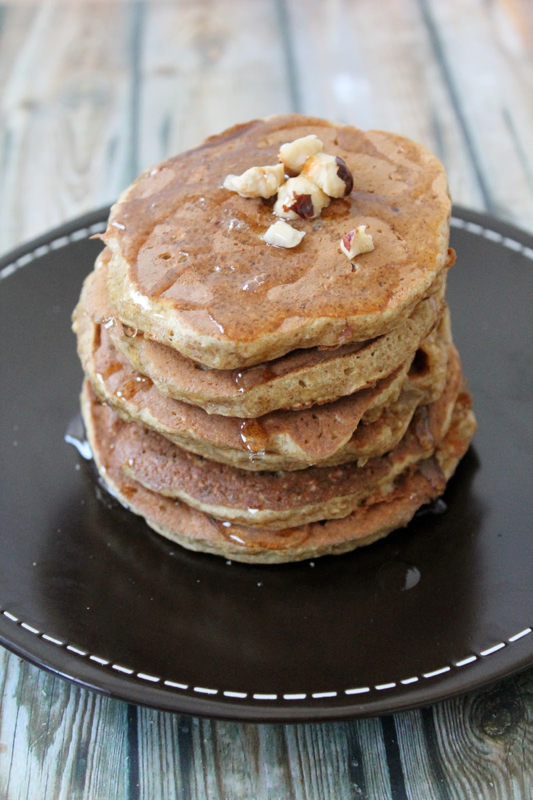 Pancakes santé {Pomme, Banane, Flocons d'avoine}