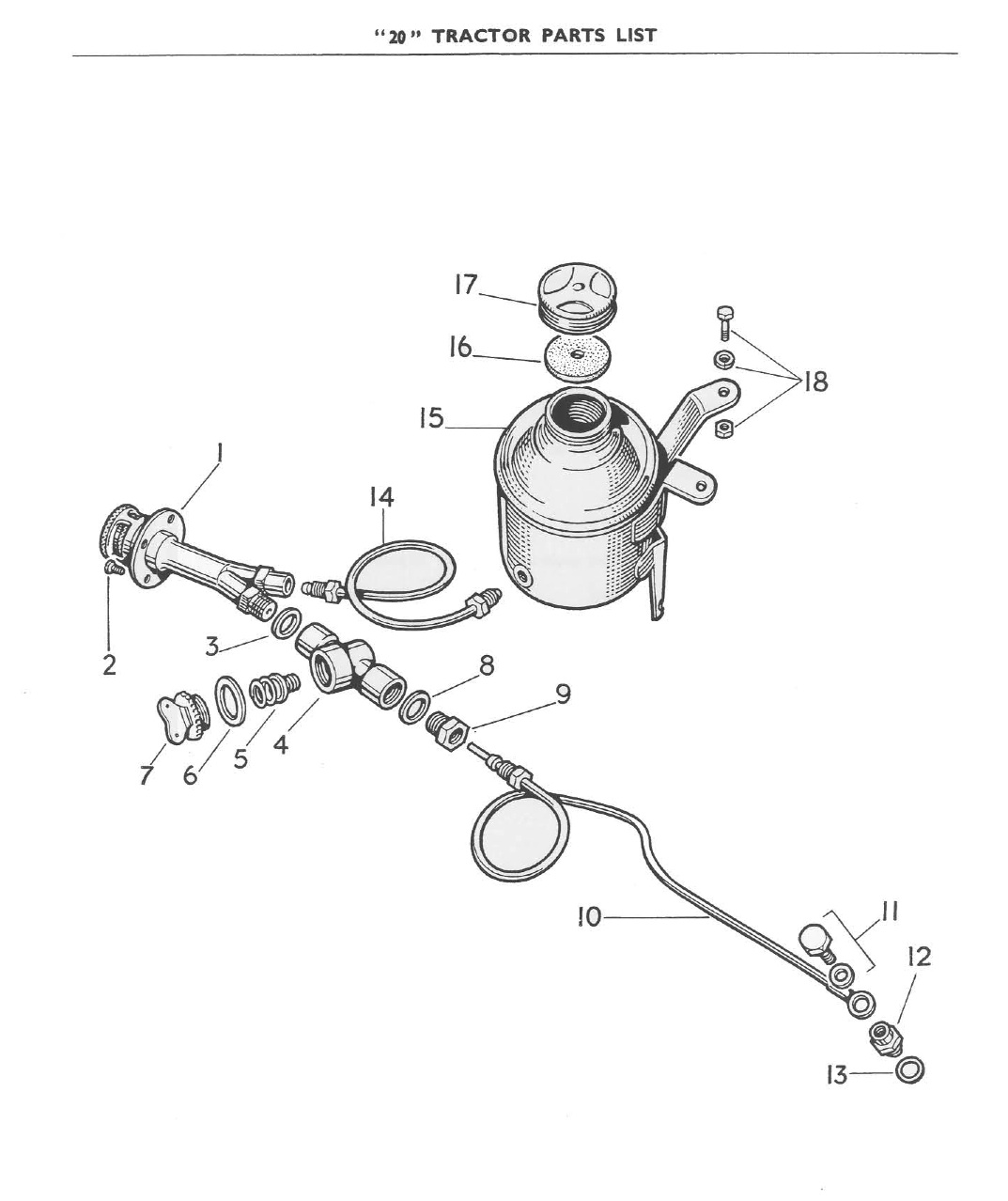 Ferguson TEF20 restoration kigass diagram and parts required