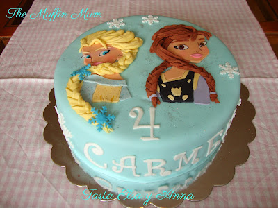 Tarta Elsa y Anna