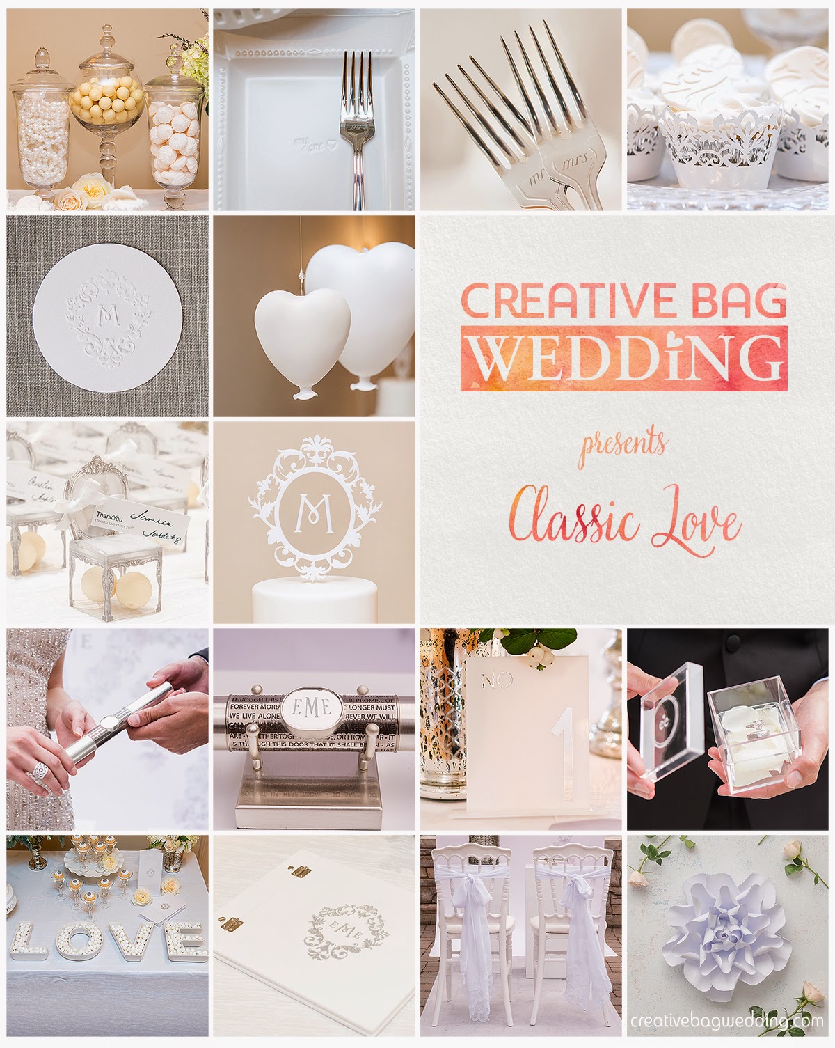 classic love mood boards | Creative Bag Wedding
