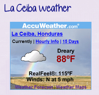La Ceiba weather
