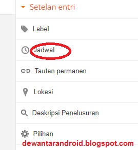 Cara Menjadwalkan Posting Di Blogger Secara Otomatis