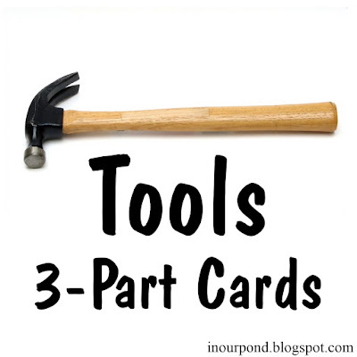 FREE 3-Part Cards for Safari Ltd Tools Toob from In Our Pond