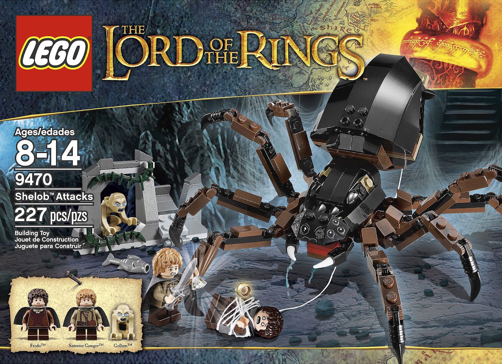 LotR brick Official LEGO The Lord of The Rings™ 9470 Shelob Attacks