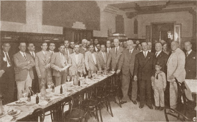 Vermut en homenaje a los ajedrecistas Marín, Golmayo, Soler y Ribera, 3 de agosto de 1930