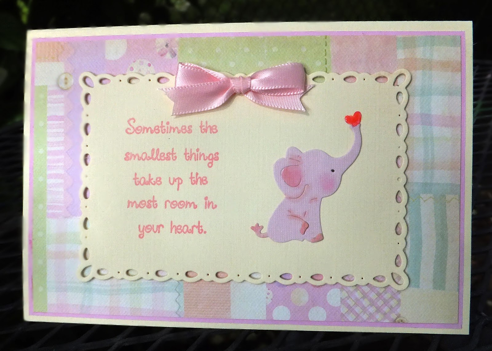 Paper Panacea Sweet baby girl card...