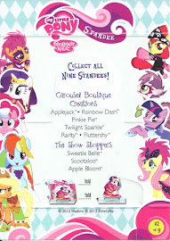 My Little Pony Rainbow Dash Series 1 Trading Card