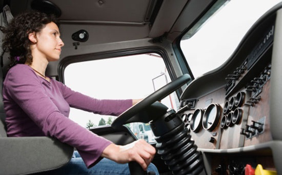 Life on the road as a female lorry driver - BBC News