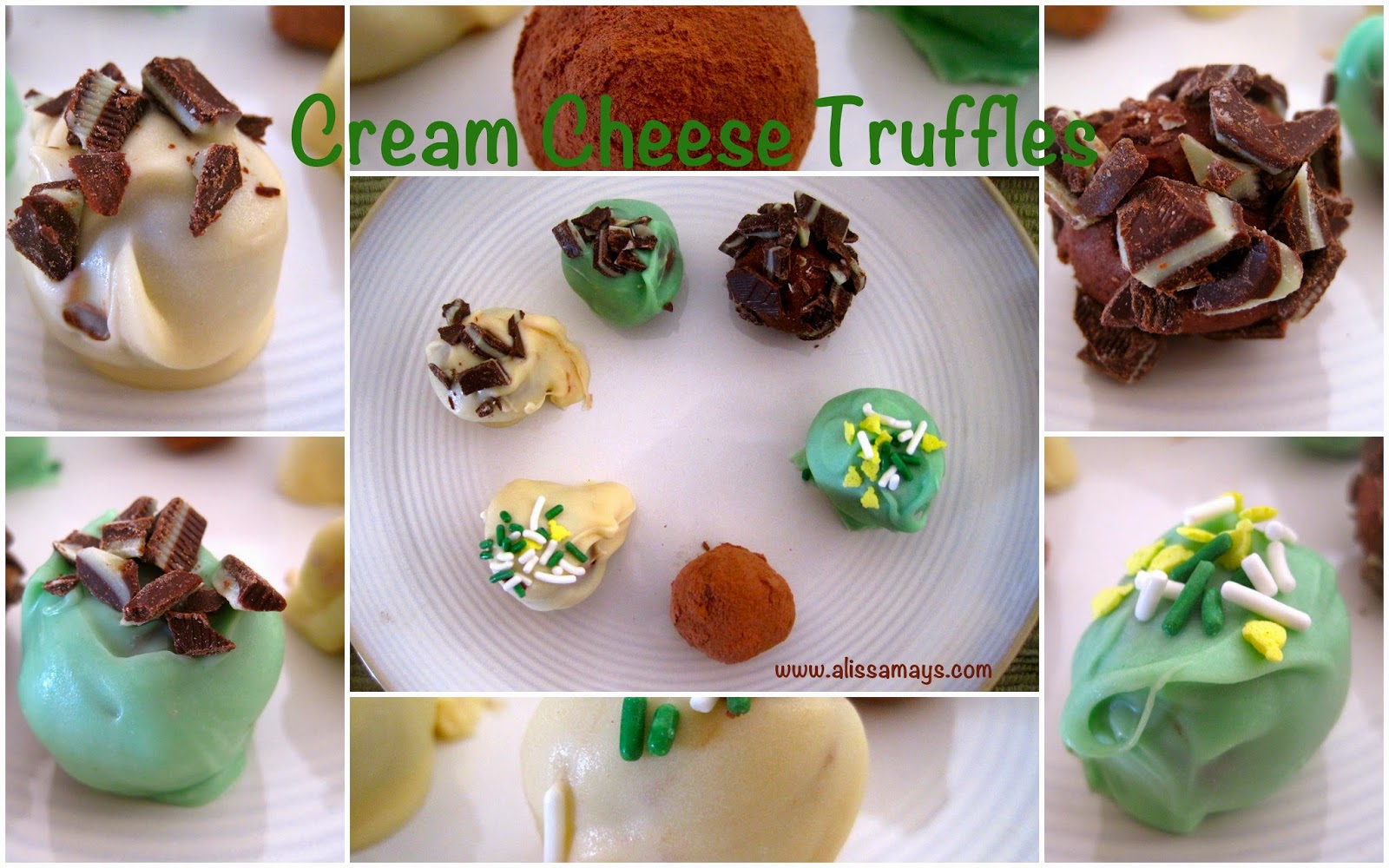 Alissamay's Easy Cream Cheese Truffles