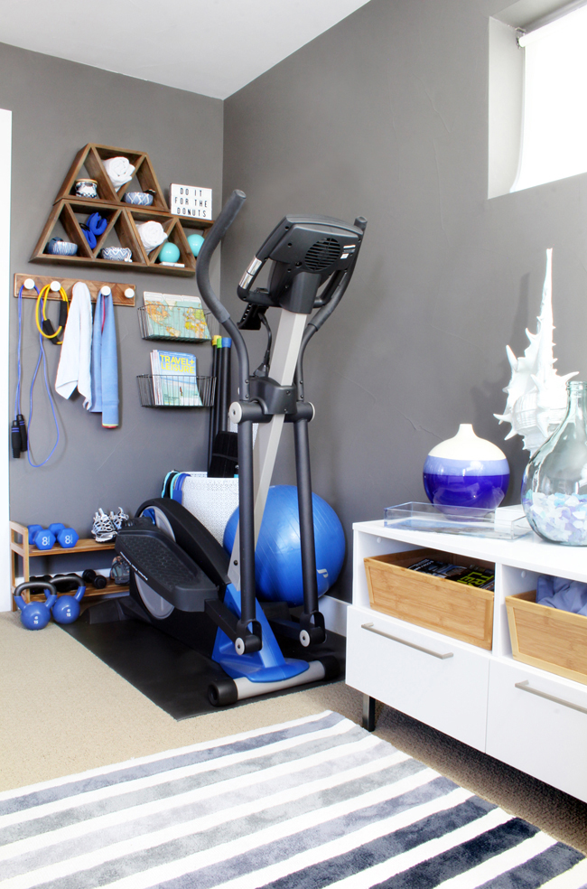 Stylish Home Gym Ideas for Small Spaces Blue i Style Creating an