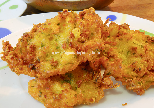 Tortillitas de gambas Tortillitas de gambas