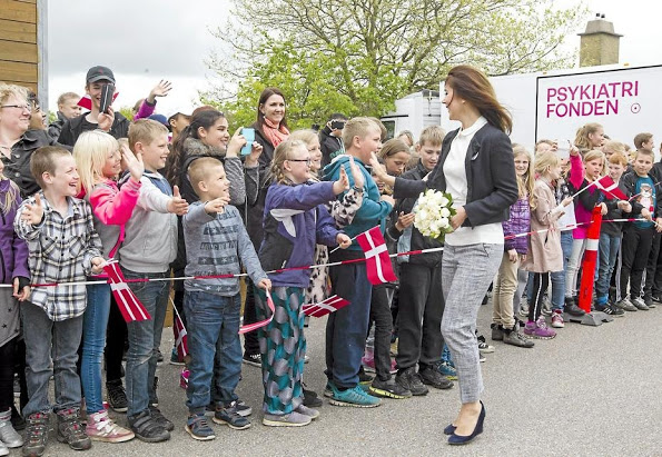 Princess Mary Visits Ruds Vedby School In Western Sealand