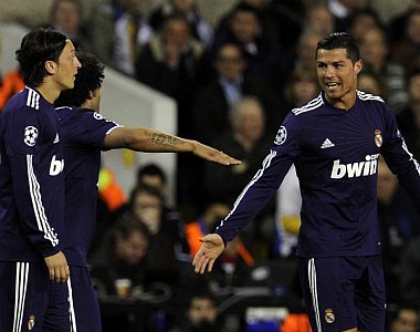 Ronaldo scored the 0-1 against Tottenham