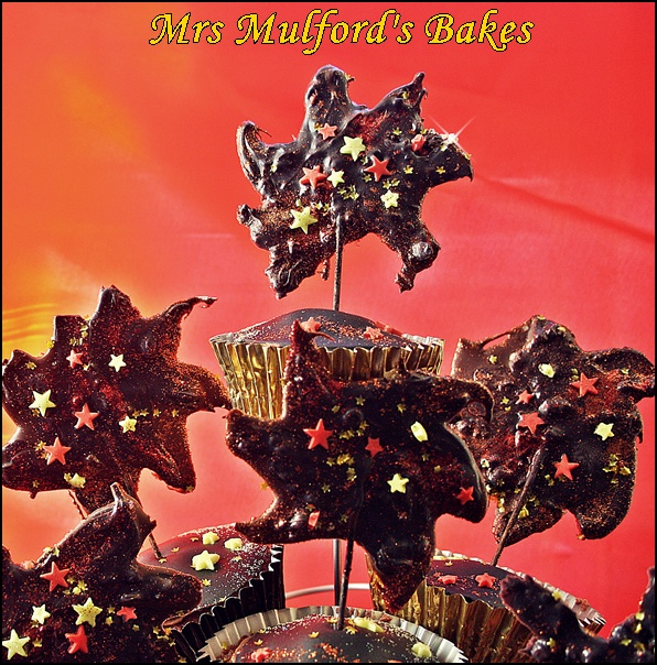 Mrs Mulford's Cakes: Pop Rocks Fizzing Firework Cupcakes