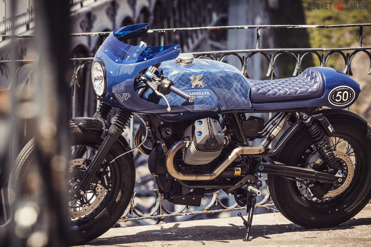 The Custom Cafe Racer Tail Section And Bikini Fairing Underlines Style With A Touch Of Vintage Form Language