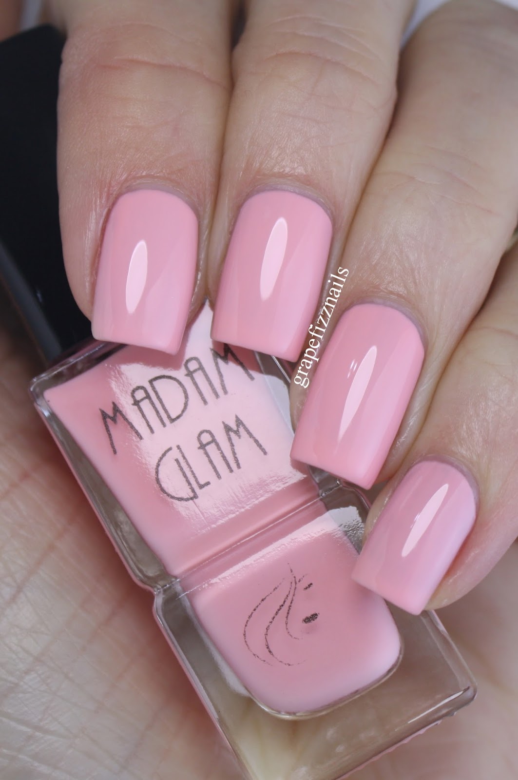 Grape Fizz Nails Madam Glam Polish Swatches and Review