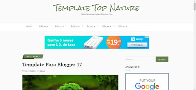 Template Para blog