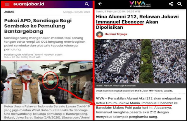 Sandiaga Uni Ditinggalkan Gagara Bagi-bagi Bantuan Dengan Penghina Umat Islam Immanuel Ebenezer Sandiaga Uni Ditinggalkan Gagara Bagi-bagi Bantuan Dengan Penghina Umat Islam Immanuel Ebenezer