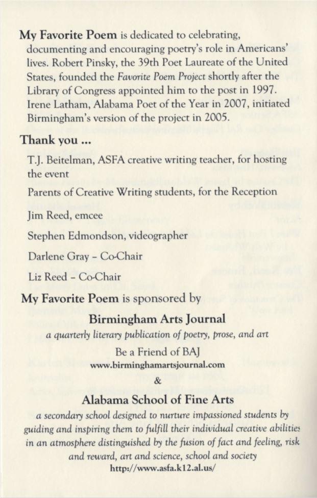 Not Dark Yet My Favorite Poem