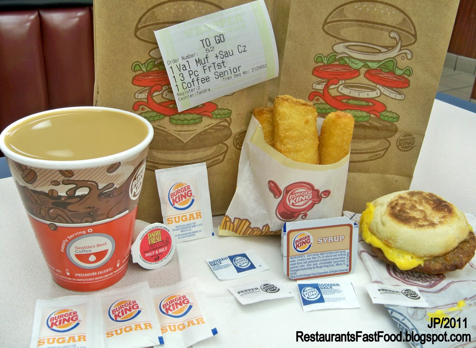 Restaurant Fast Food Menu McDonald's DQ BK Hamburger Pizza Mexican Taco