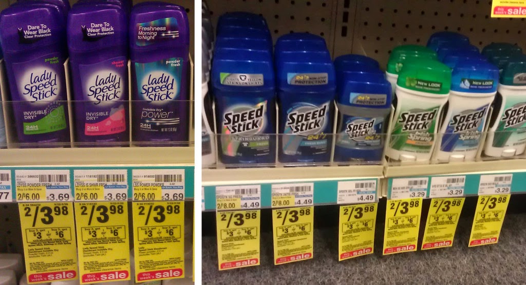 CVS Deals Speed Stick Deodorant 19 Cents Each After Coupons