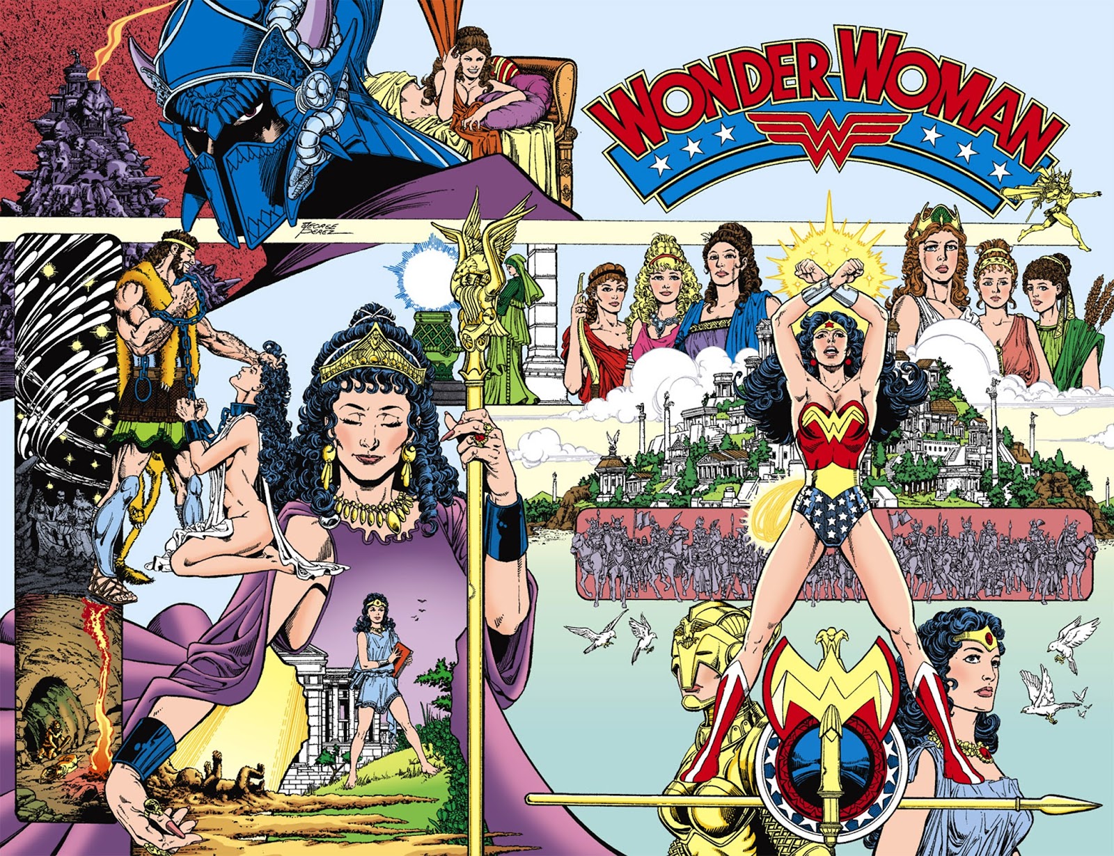 Colecionadores - GO: Wonder Woman by George Perez