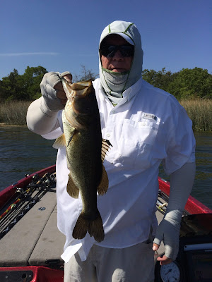 Author with four pound bass