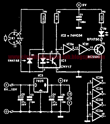 Simple Midi Transmitter Circuit Diagram | Circuits Diagram Lab