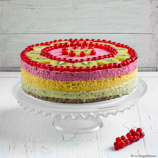 Exotic raw vegan cake Hungry Shots