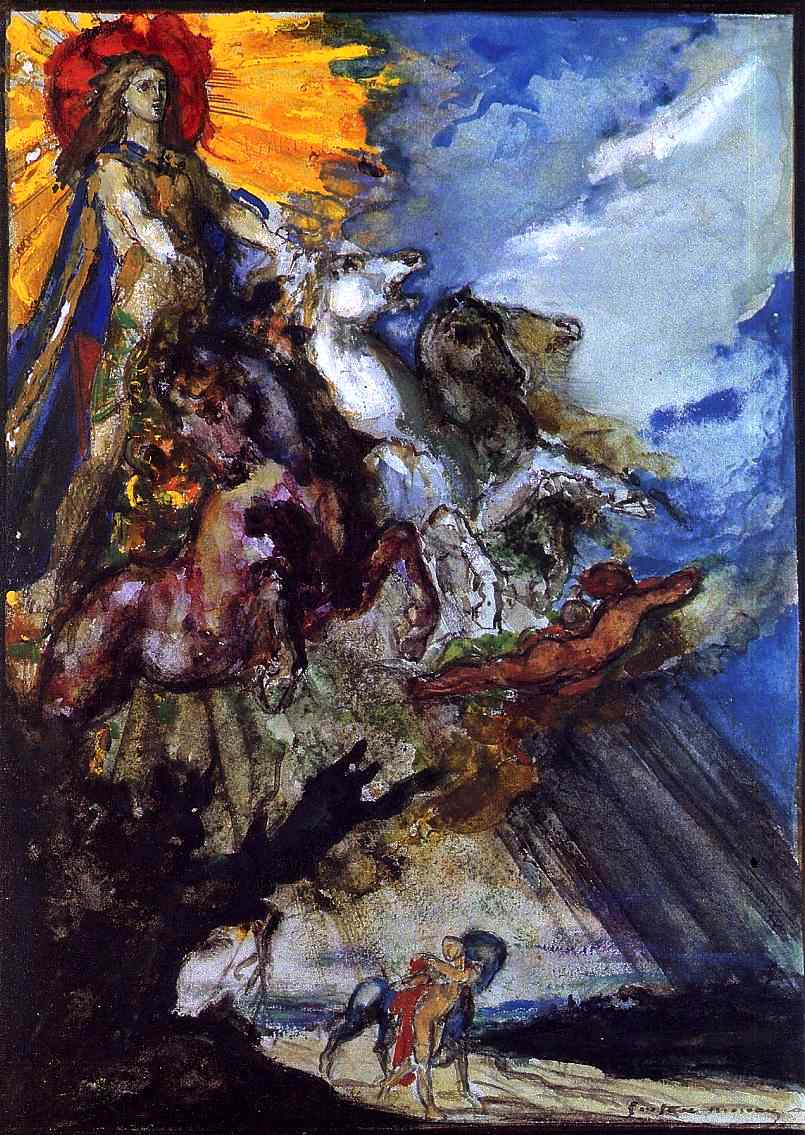 Gustav Moreau Gustav Moreau art, sun