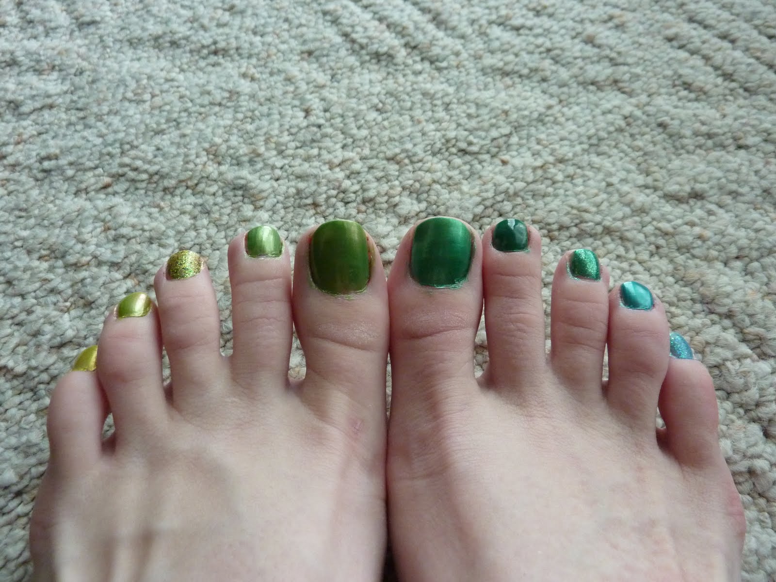 9. Mint Green Toes Nail Designs for Beginners - wide 6