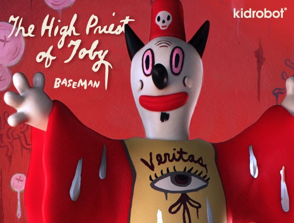 KidRobot The High Priest of Toby 10 Inch Vinyl Art Figure by Gary Baseman NEW 