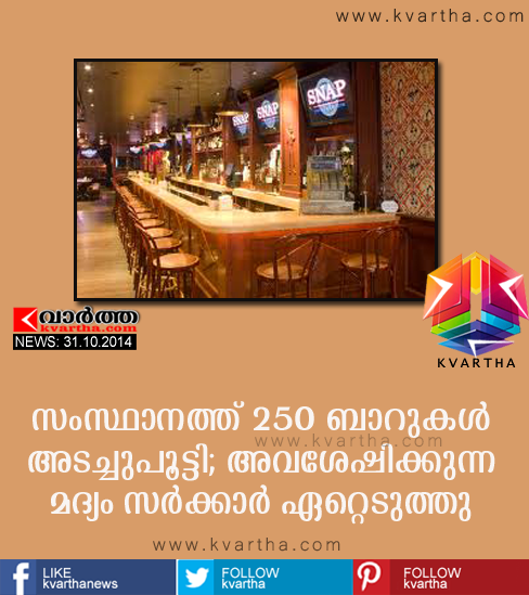 Excise authority shuts 250 bars in state, High Court of Kerala, Thiruvananthapuram,