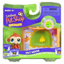 Littlest Pet Shop Pet Nooks Monkey (#351) Pet