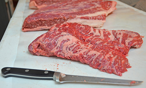 Trimmed brisket points from Certified Angus Beef® Brand