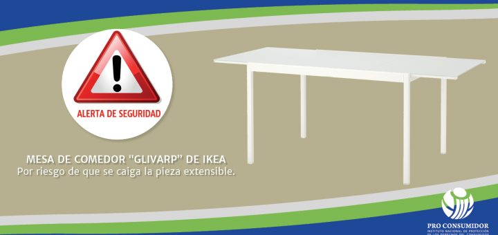 Pide devolver mesa de comedor “Glivard” de Ikea, por riesgo de ... Pide devolver mesa de comedor “Glivard” de Ikea, por riesgo de ...