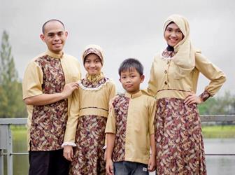 Model Baju Batik Couple Gamis Keluarga