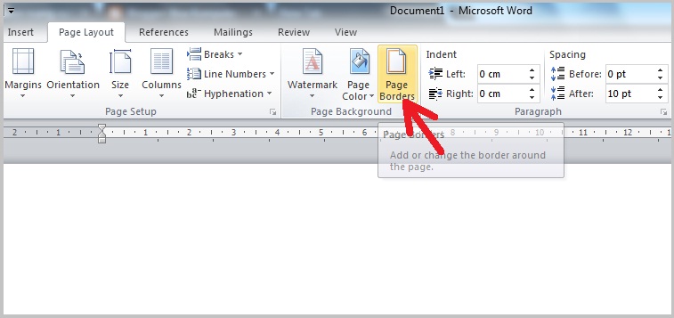 cara membuat bingkai di word 2007 paling mudah bisa komputer di word