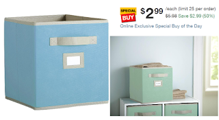 Martha Stewart Living Fabric Cube Drawer 2 99 Reg 5 98 Free