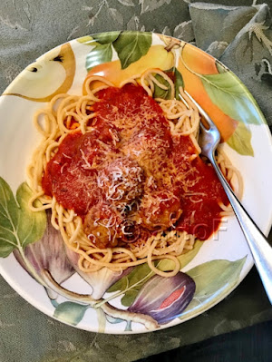 Sausage, Lentils, Meatballs, Spaghetti Sauce