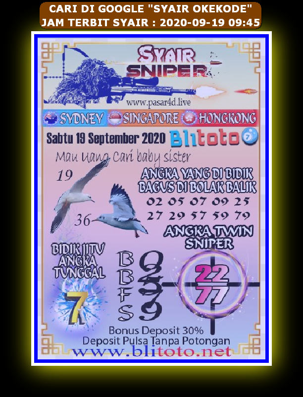 1 New Message Kode Syair Sydney 19 September 2020 Forum Syair Togel Hongkong Singapura Sydney 1 New Message Kode Syair Sydney 19 September 2020 Forum Syair Togel Hongkong Singapura Sydney