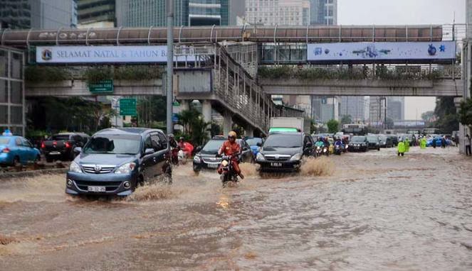 Enam Kawasan Ibukota Masih Tergenang Banjir 