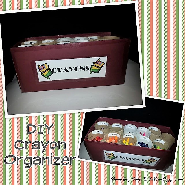 DIY Crayon Organization Mama Says Dance In The Rain