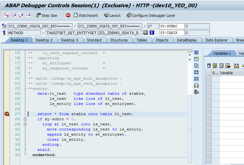 Debug test. Debug test