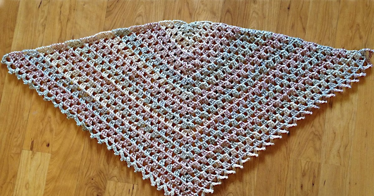 trinity stitch knit prayer shawl