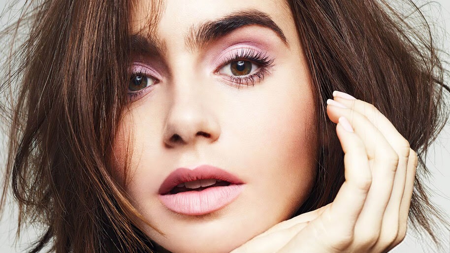 Lily Collins, Close-up, 4K, #4.2627