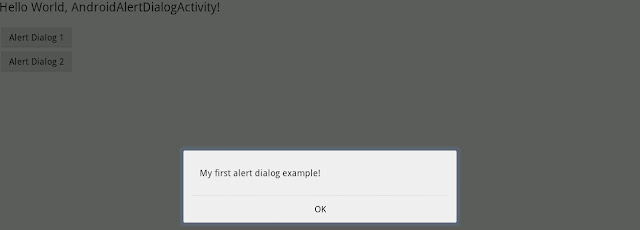 Android AlertDialog example